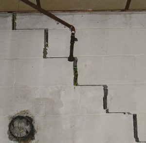 Foundation wall crack repair