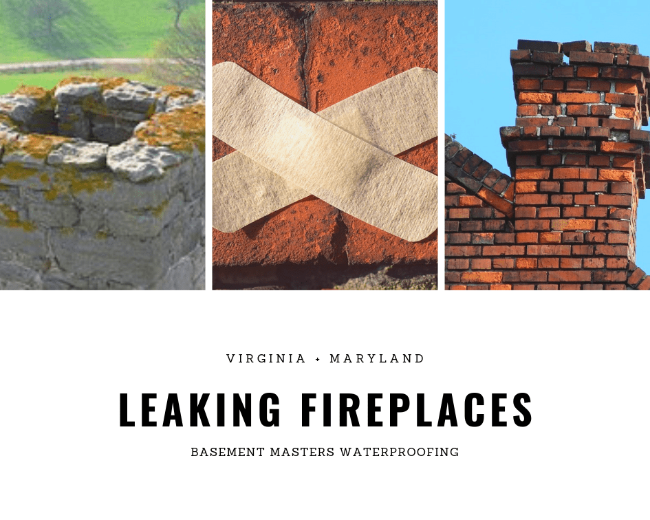 Leaking, moldy, and damaged fireplaces in Virginia & Maryland