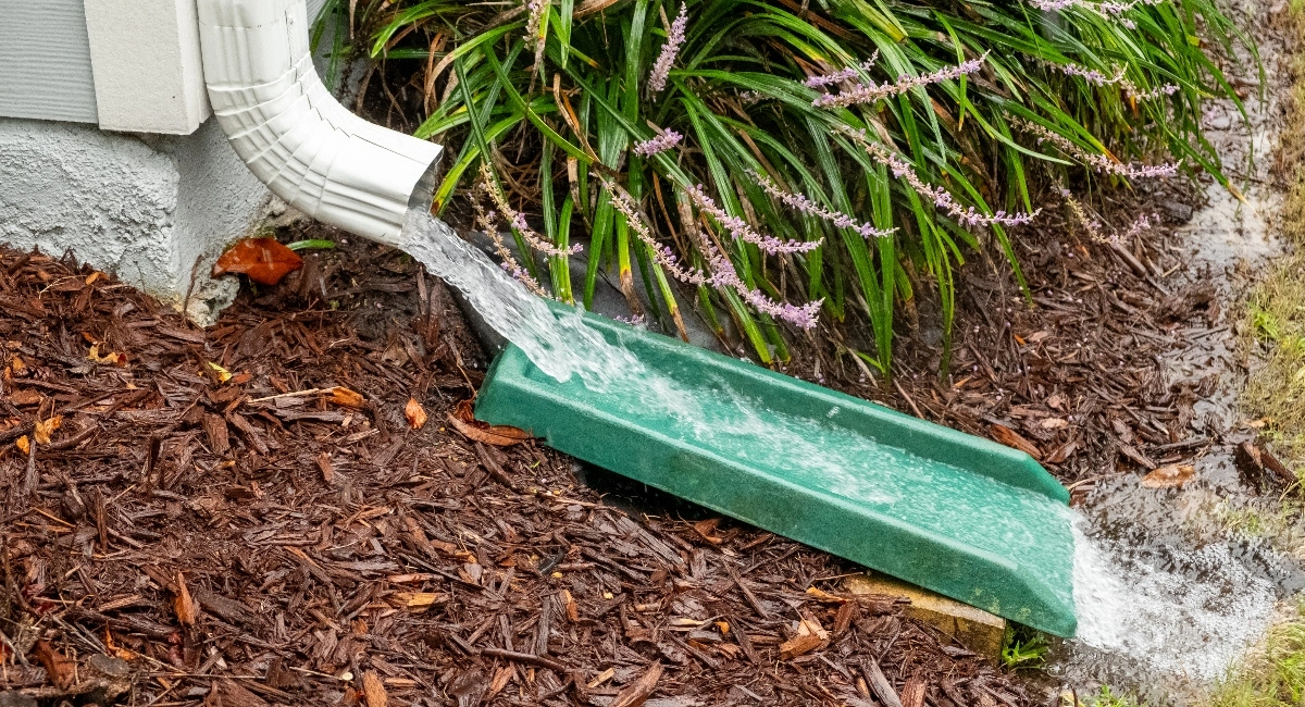 Downspout causes water problems in your basement