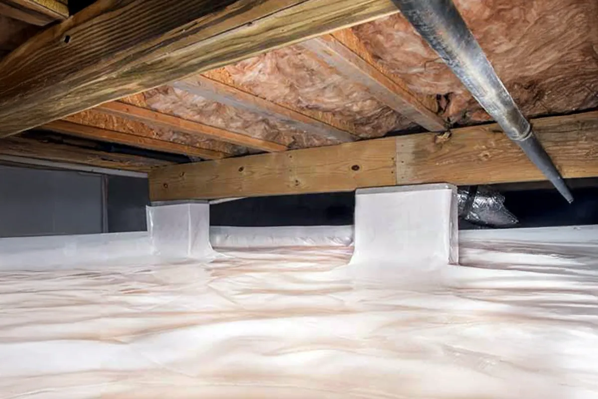 encapsulating the crawl space