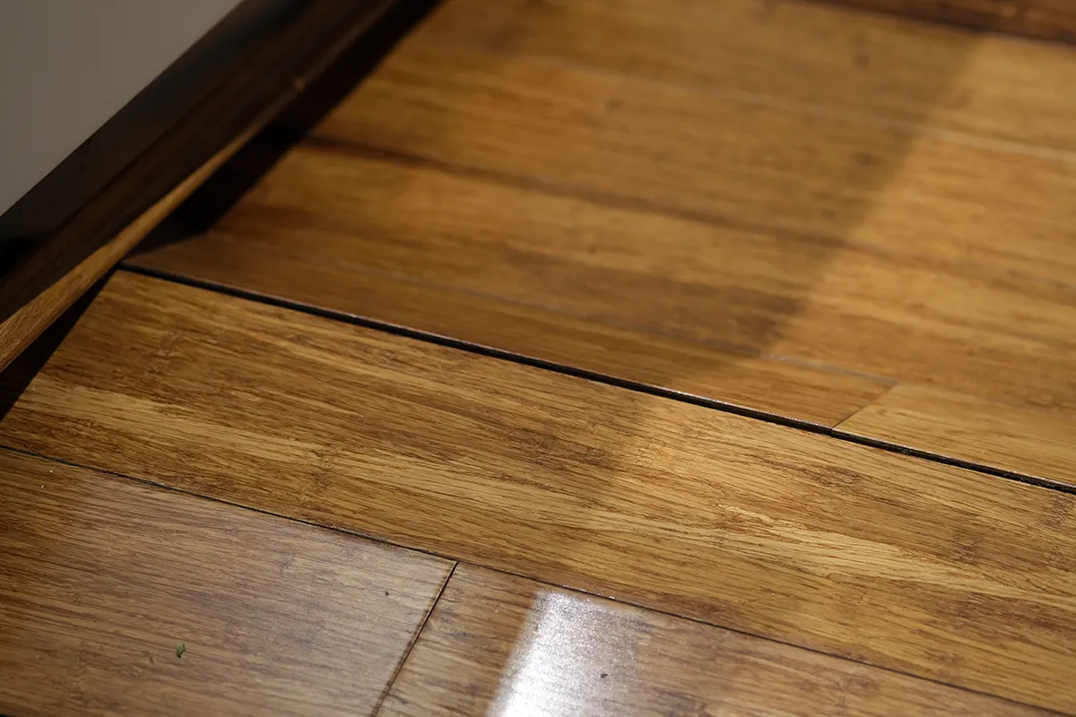 uneven wood flooring