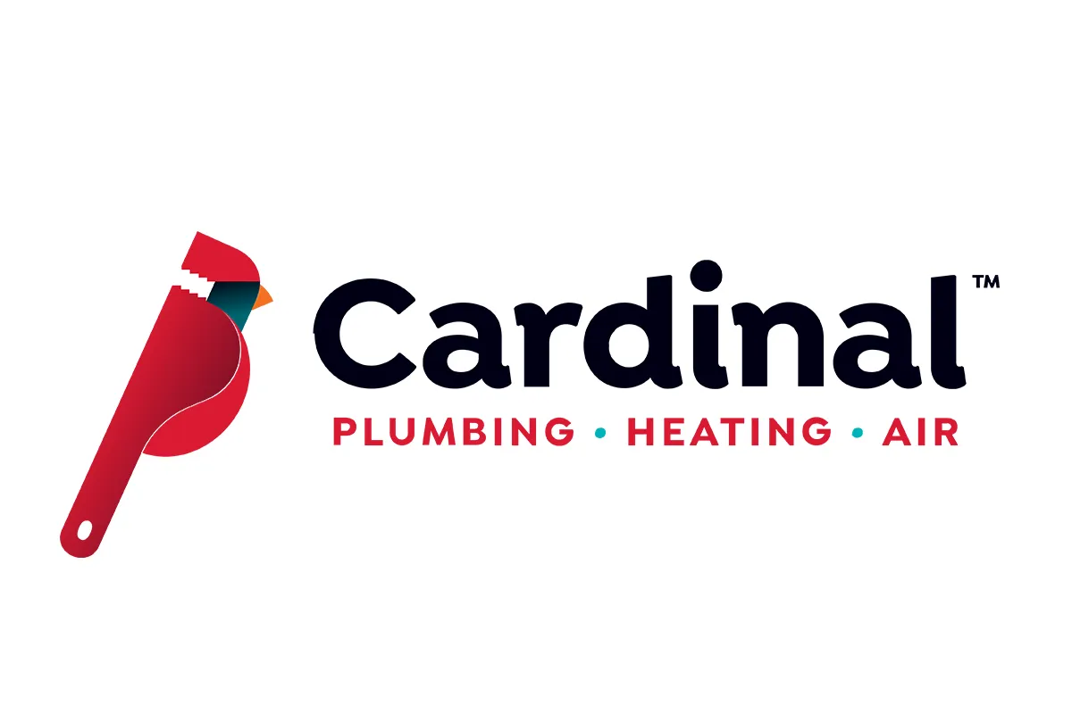 Cardinal plumbing, heating, and air logo