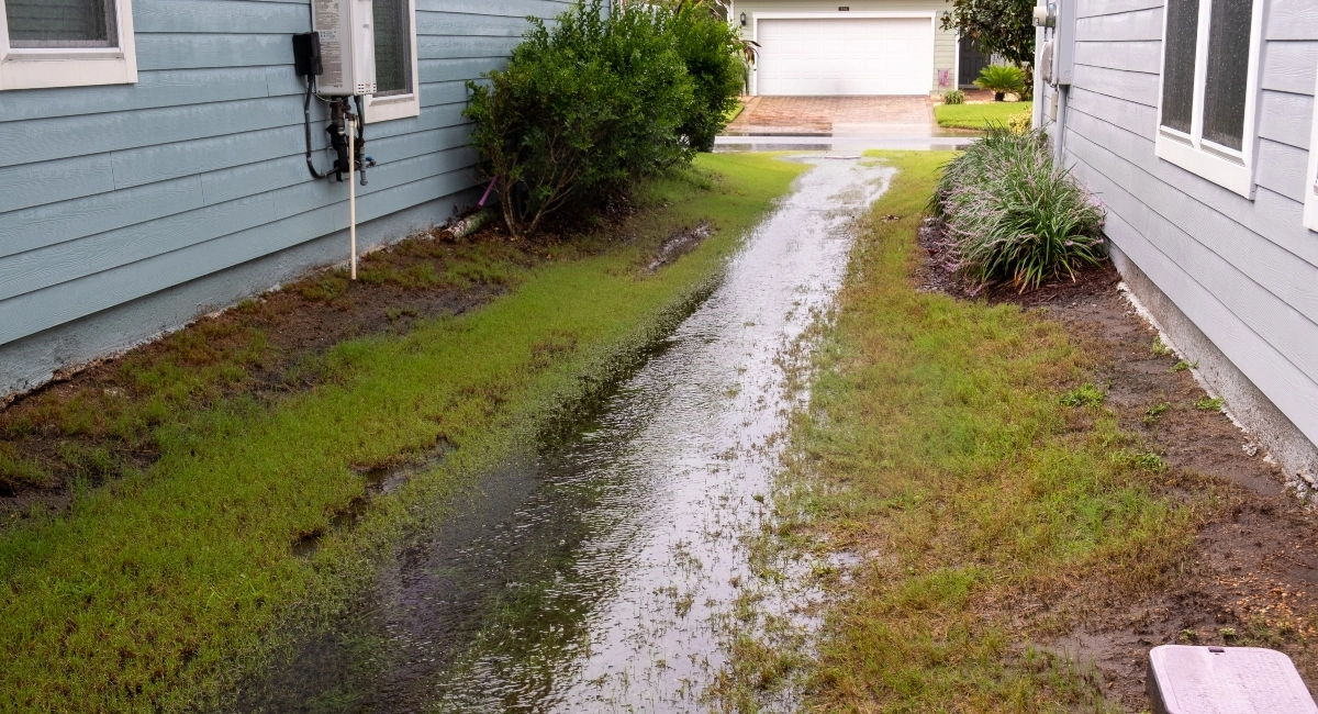Soil and water affect house foundations